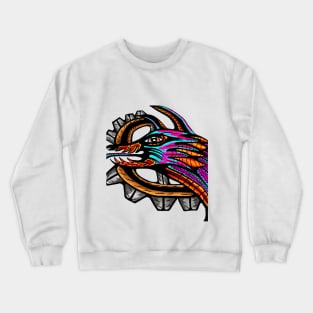 Neon Dragon Crewneck Sweatshirt